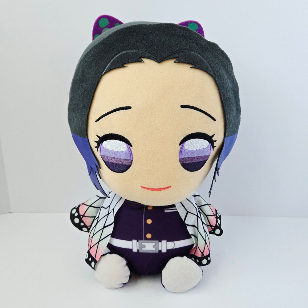 Demon Slayer Kimetsu no Yaiba Shinobu Kocho Super Big Plush Banpresto 14" Chibi